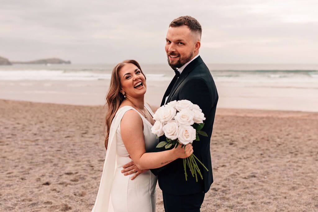 modern wedding videographer in Manchester filming ceremony