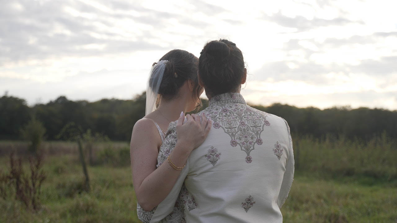 Professional wedding videographer capturing a couple’s first dance in Birmingham, UK